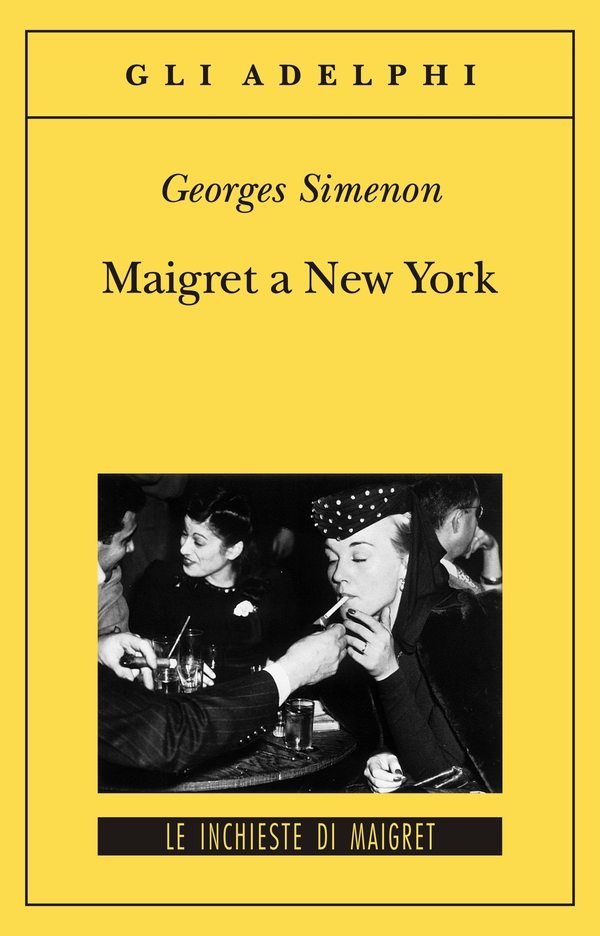 Maigret a New York, la copertina Adelphi