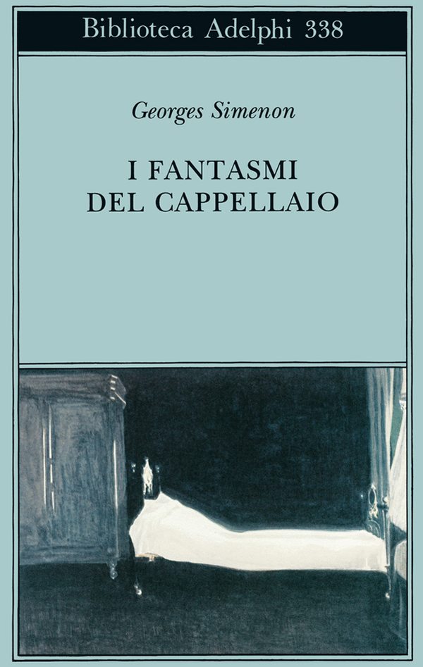 I fantasmi del cappellaio, la copertina Adelphi della prima edizione 1997
