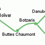 Piantina della line 7bis a Parigi