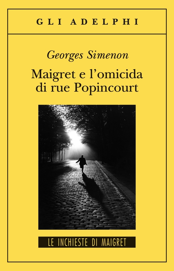 Maigret e l'omicida di rue Popincourt, la copertina Adelphi