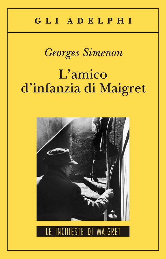 L'amico d'infanzia di Maigret, la copertina dell'edizione Adelphi