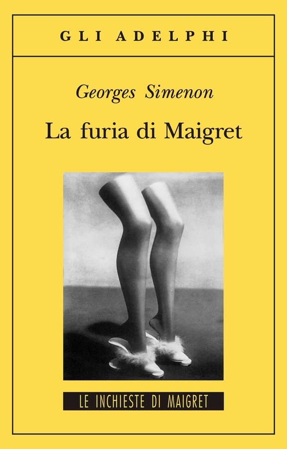 La furia di Maigret, copertina dell'edizione Adelphi.