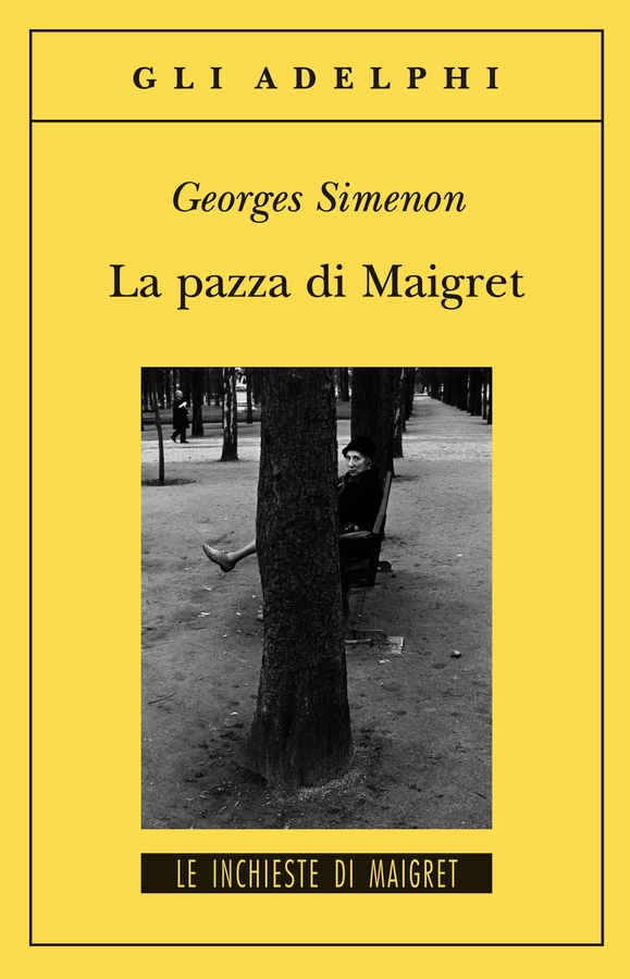 La pazza di Maigret, copertina Adelphi.