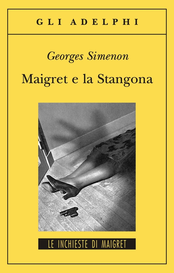 Maigret e la Stangona, la copertina Adelphi.
