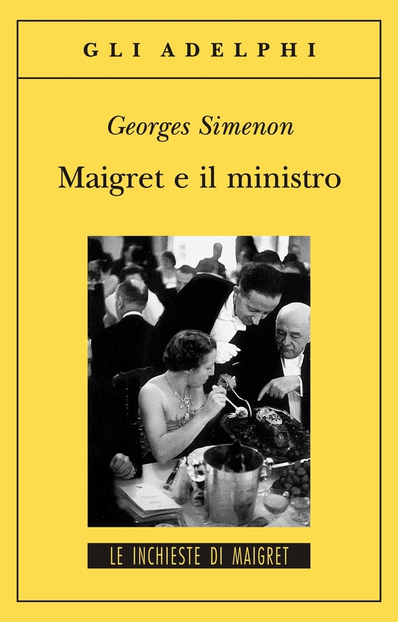 Maigret e il ministro, la copertina Adelphi