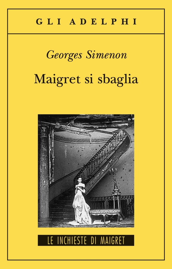 Maigret si sbaglia, la copertina dell'edizione Adelphi