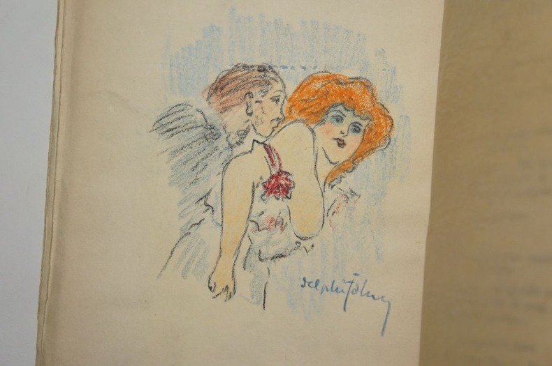 L'Araignée rouge di Fabrice Delphi. Disegno dal libretto teatrale - Livre Rare Book.